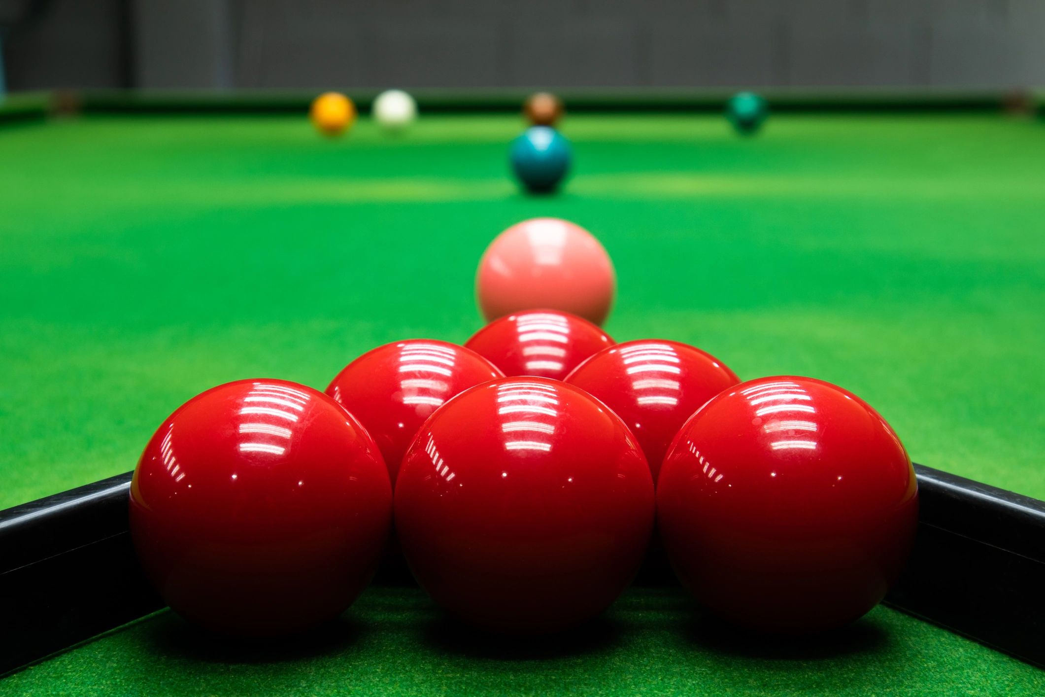 Exciting Snooker Match in Action